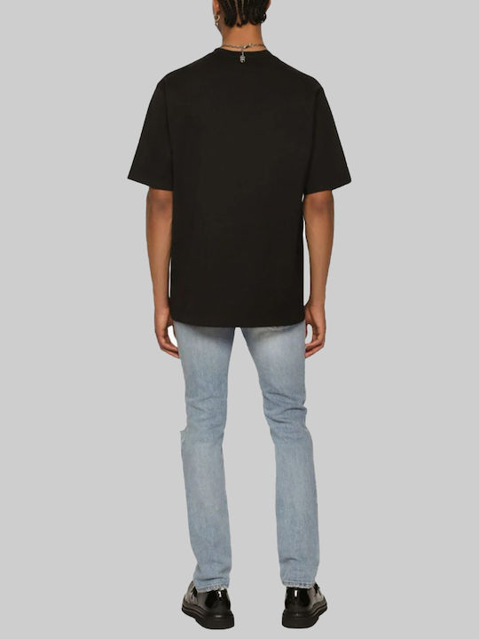 Dolce & Gabbana Ανδρικό T-shirt Κοντομάνικο Μαύρο