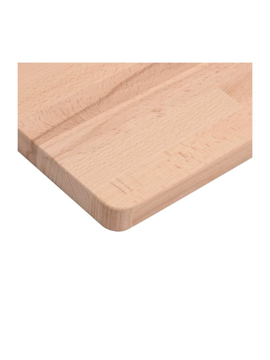 vidaXL Rechteckig Tischoberfläche aus Massivholz Beech 60x40x1.5cm 3188880 1Stück