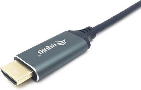 Equip HDMI 2.0 Premium High Speed 4K 60Hz HDR Cable HDMI male - USB-C male 3m Μαύρο
