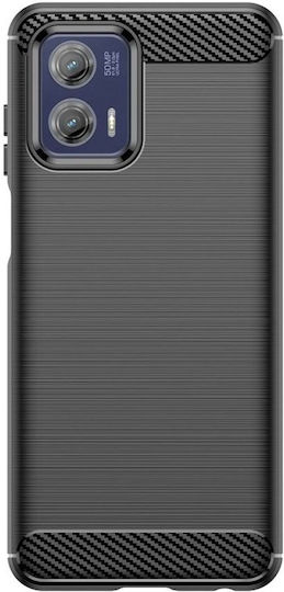 HappyCase Задна корица Силикон Черен (Moto G73)