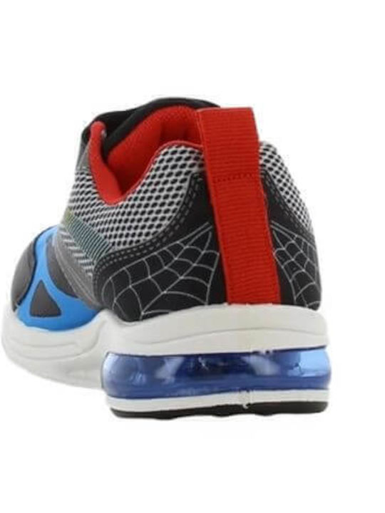 Παιδικά Sneakers Ανατομικά με Φωτάκια Μαύρα