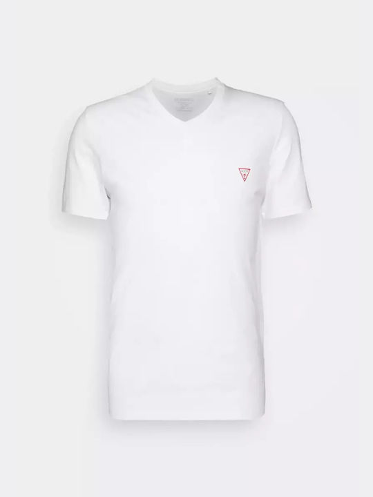 Guess Ανδρικό T-shirt Κοντομάνικο Λευκό
