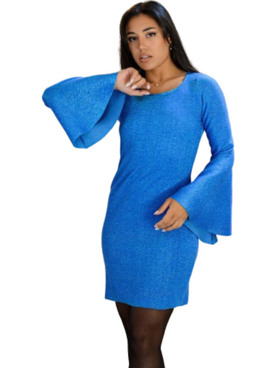 Mini Evening Dress Blue