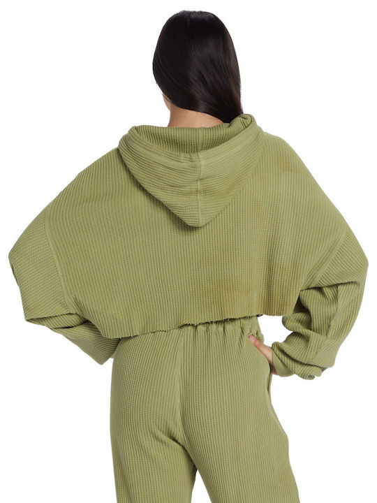 Roxy Winter Women's Fleece Blouse Long Sleeve Green