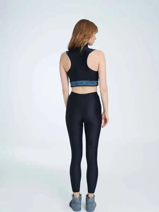Morgan Damen Sport Bluse Ärmellos Charcoal.