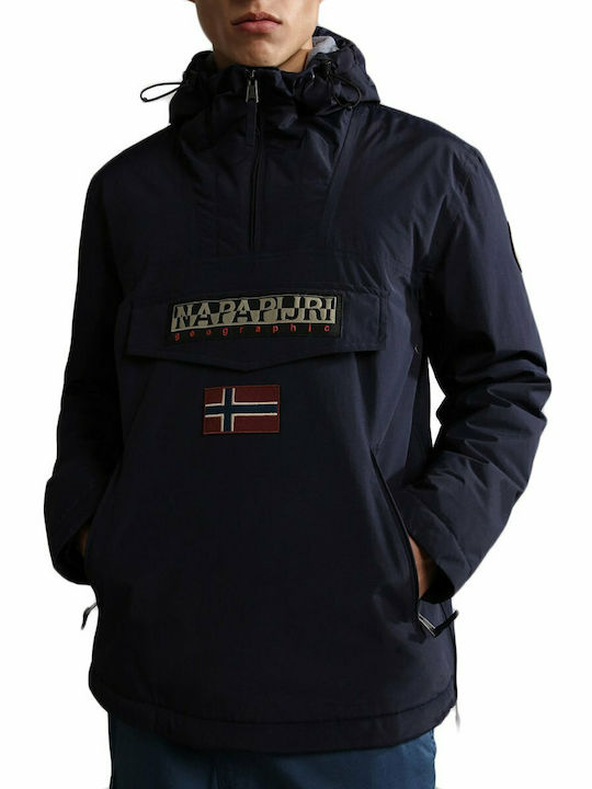 Rainforest Pocket 2 Winter Jacket Waterproof and Windproof Navy Blue