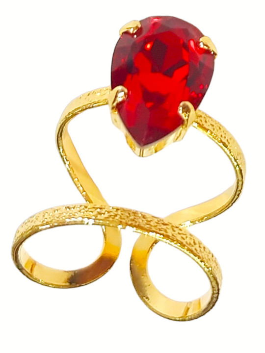 W'el Weibliche Eleganz Damen Vergoldeter Ring