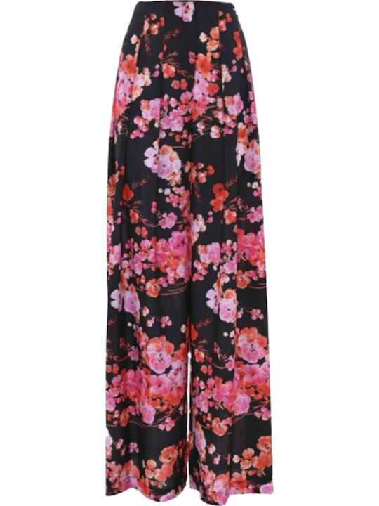 Γυναικεία Παντελόνα σε Loose Εφαρμογή Floral