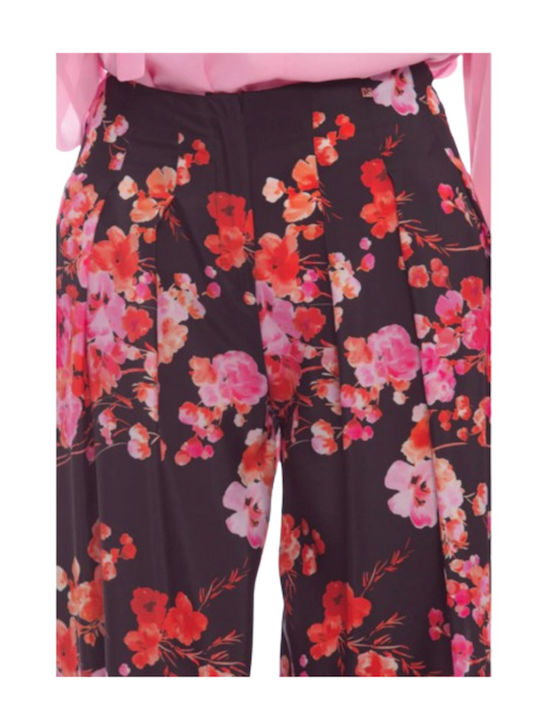 Γυναικεία Παντελόνα σε Loose Εφαρμογή Floral