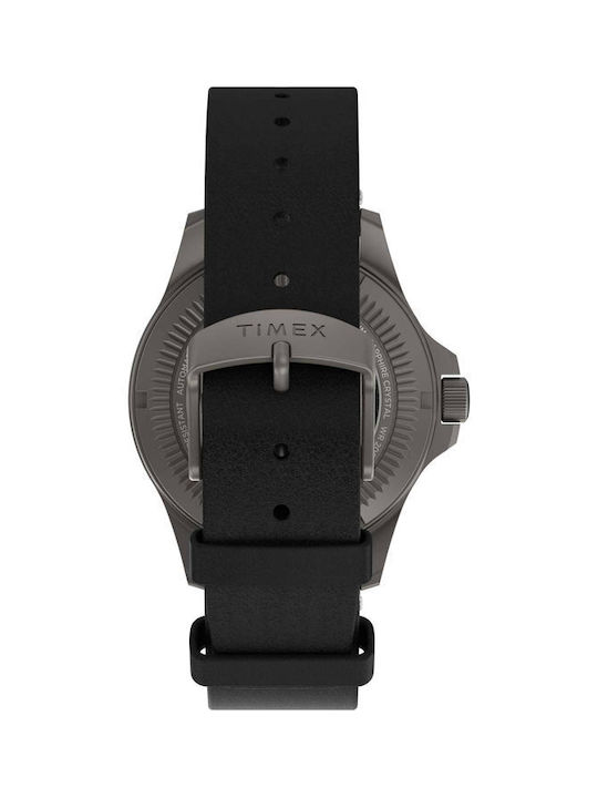 Timex Expedition North Ανδρικό Ρολόι Αυτόματο με Μαύρο Καουτσούκ Λουράκι
