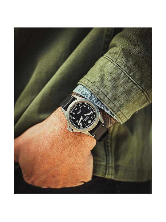 Timex Expedition North Ανδρικό Ρολόι Αυτόματο με Μαύρο Καουτσούκ Λουράκι