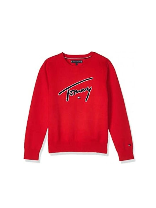 Tommy Hilfiger Kids Sweater Long Sleeve Red