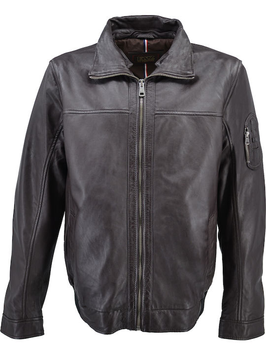 Leather Jacket Brown