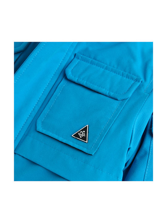 Kids Casual Jacket with Hood Blue