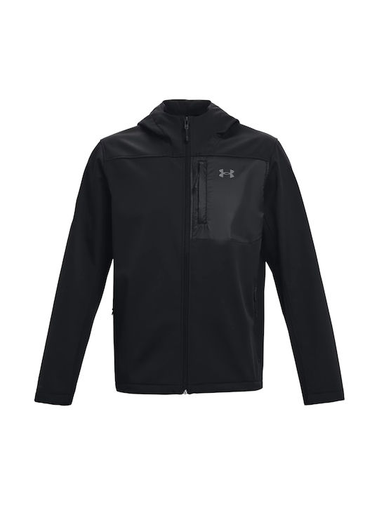 Athletic Jacket Waterproof and Windproof Black