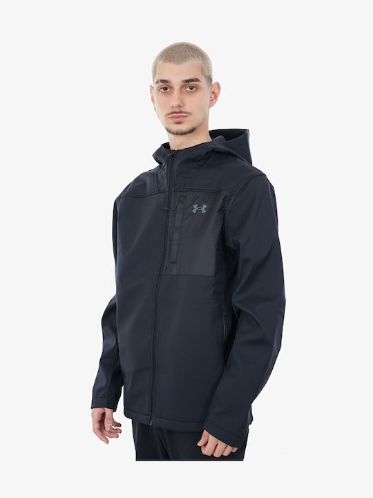 Athletic Jacket Waterproof and Windproof Black
