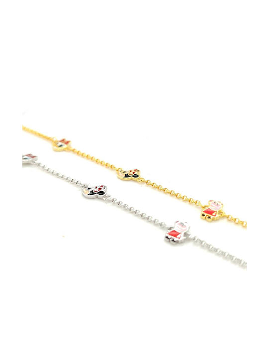 Drandakis Kids Bracelet from Gold-plated Silver