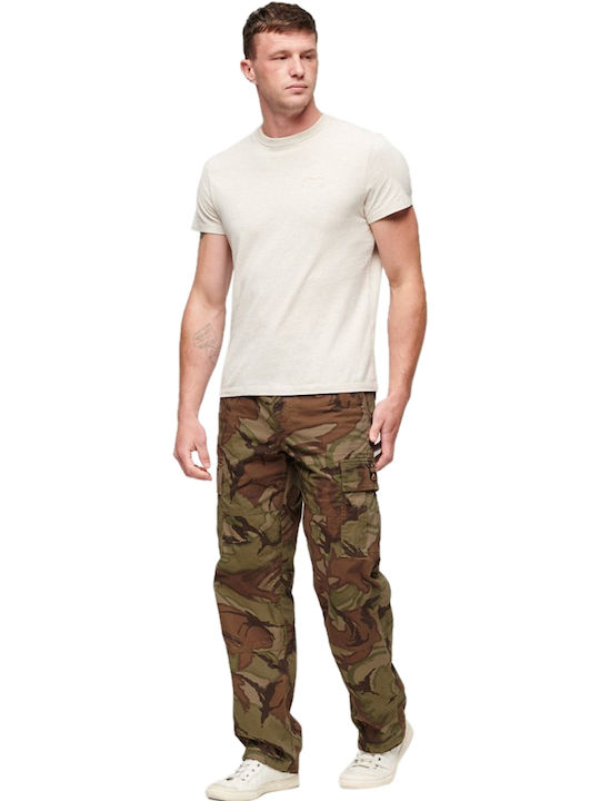 Superdry Men's Trousers Cargo in Baggy Line ''OUTLINE CAMO''