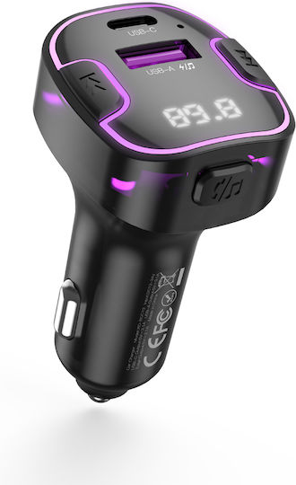 XO FM Transmitter Αυτοκινήτου BCC12 με Bluetooth / USB