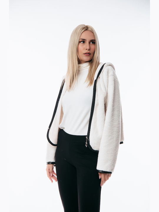 Women's Short Fur White