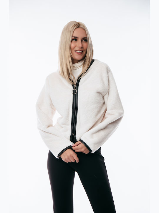 Women's Short Fur White