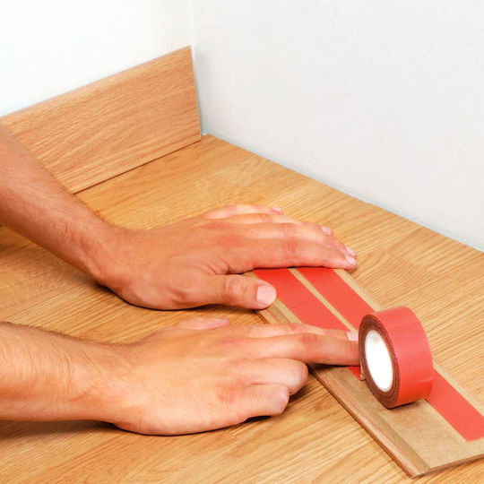 Ceys Montack Self-Adhesive Double-Sided Tape Red 8mmx10m 1pcs