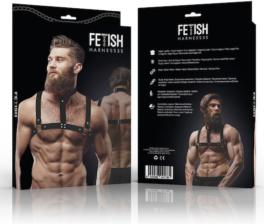 Fetish Submissive BDSM Комплект в Черен Цвят