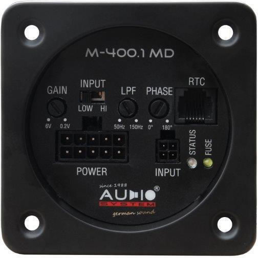 Audio System M-400.1 Md Ενισχυτής Αυτοκινήτου 1 Καναλιού