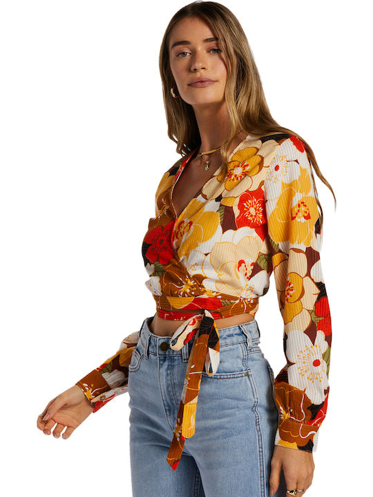 That's A Wrap Women's Blouse Long Sleeve Multicolour