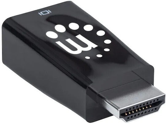 Manhattan Converter HDMI male to VGA / micro USB 2x female 1pcs 151542