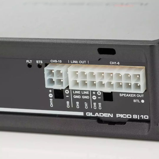 Mosconi Pico 8 10 D Car Audio Amplifier 8 Channels DSP (Amplifier Class D)