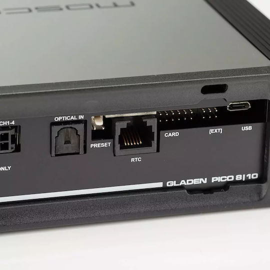 Mosconi Pico 8 10 D Car Audio Amplifier 8 Channels DSP (Amplifier Class D)