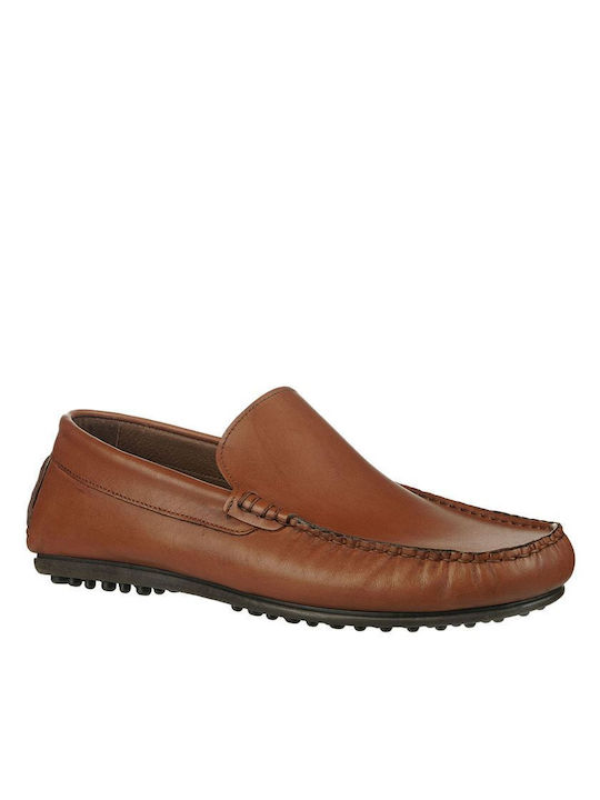 Antonio Shoes Men's Leather Moccasins Tabac Brown