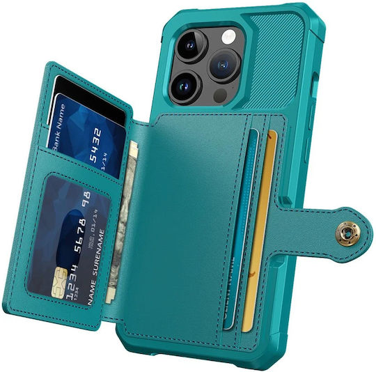 HappyCase Wallet Silicone 0.5mm Turquoise (iPhone 15 Pro Max)