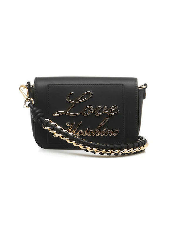 Moschino Damen Tasche Schulter Schwarz