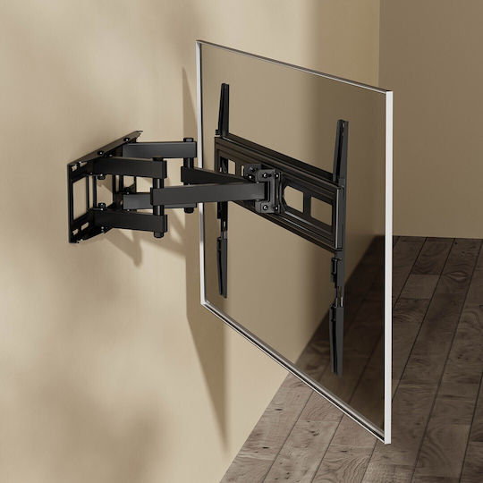 Maclean Energy MC-710N Wall TV Mount with Arm up to 80" and 40kg Black
