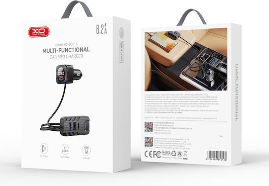 XO BCC13 Ηχείο Bluetooth με Ραδιόφωνο Διάφανο