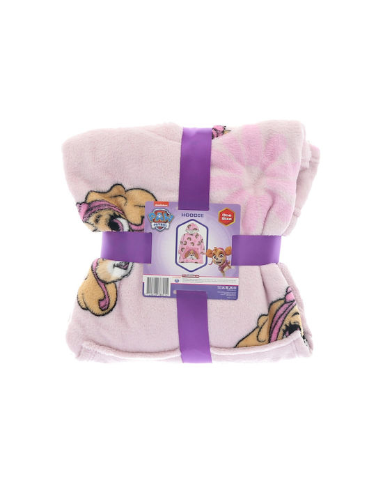 Nickelodeon Κουβέρτα Fleece Paw Patrol Ροζ 58x70εκ.