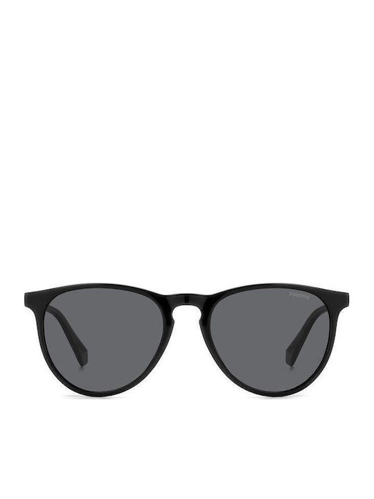 Polaroid Unisex Ochelari De Soare Cu Ramă Neagră Din Plastic Și Lentile Gri Polarized PLD4152/S 807/M9