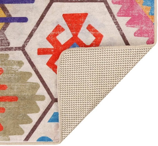 vidaXL Antiderapant Covor Rectangular Multicolor