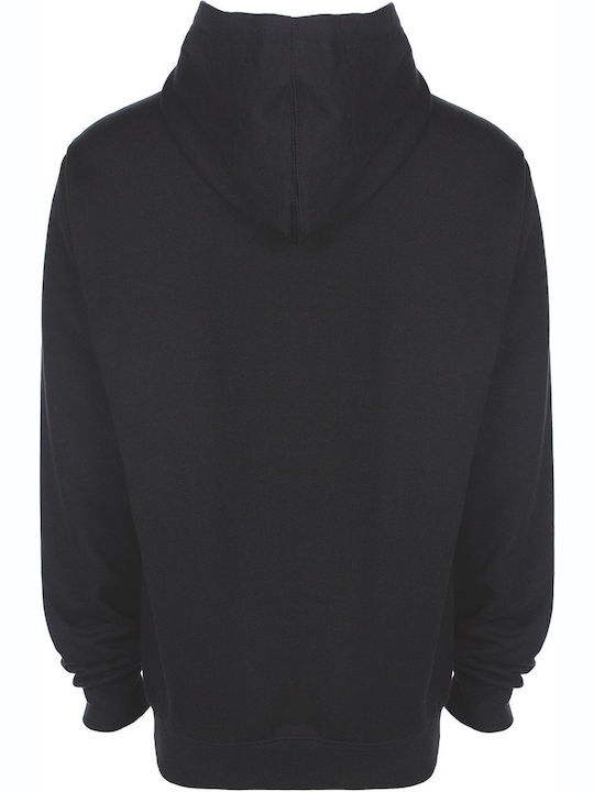 Etikettenloser Hoodie FDM TH001 Schwarz