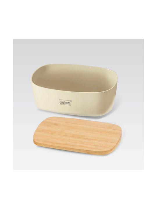 Maestro Lunchbox Kunststoff Beige 34.5x13cm 1Stück