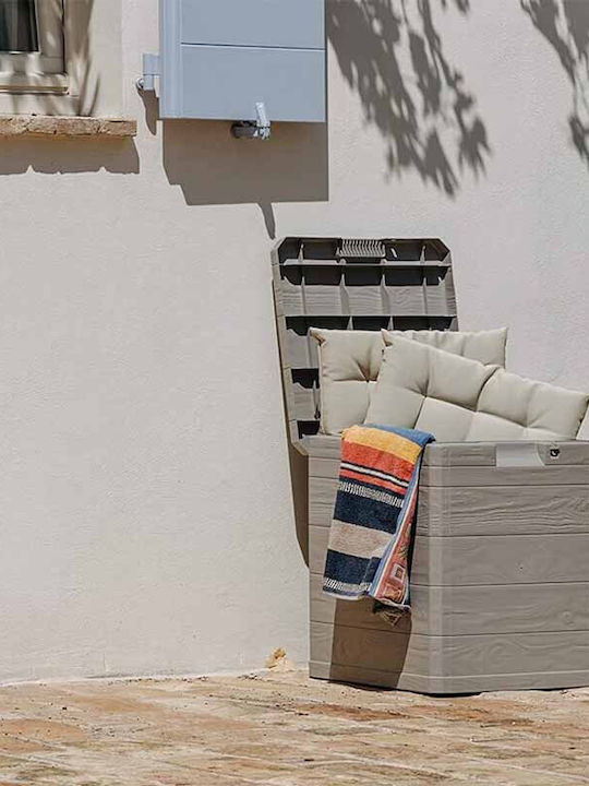 Toomax Outdoor Storage Box Italy 90lt Gray L42.5xW45xH50cm
