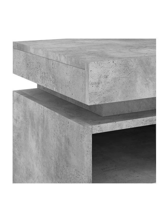 Bedside Tables Wooden Concrete Gray 2 Pieces 40x39x48.5cm
