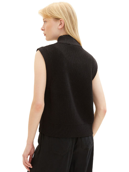 Tom Tailor Women's Knitted Cardigan Black