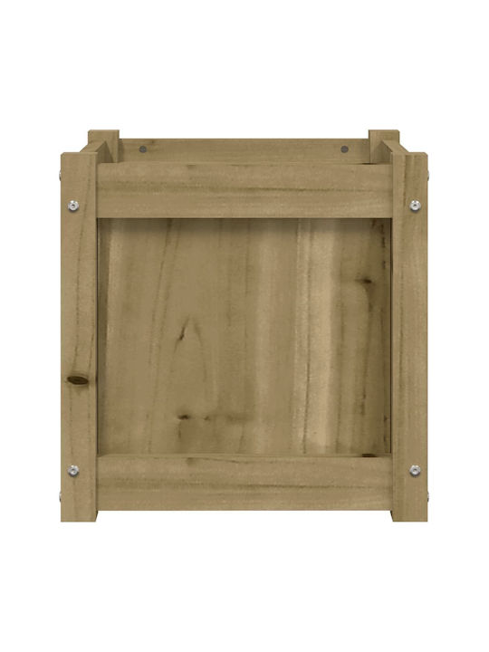 vidaXL Garden Set 2 Planters Wooden Brown