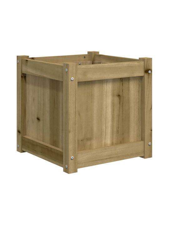vidaXL Garden Set 2 Planters Wooden Brown
