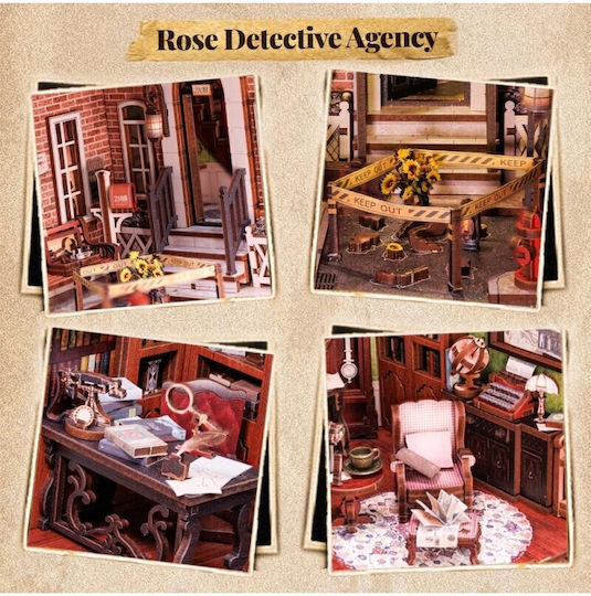 Cutebee Παιχνίδι Κατασκευών Ξύλινo Detective Agency