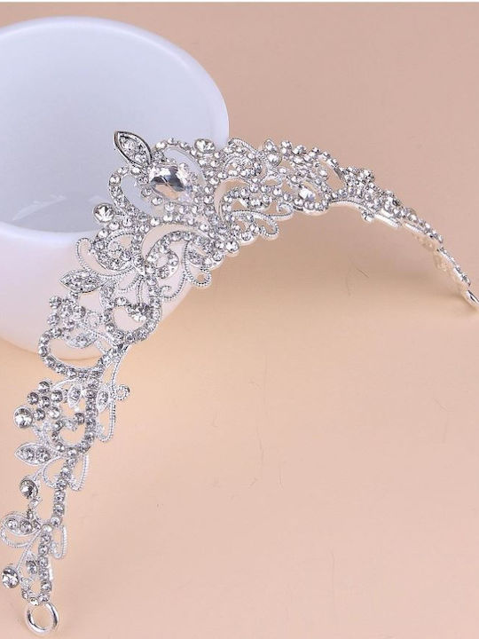 Braut-Haar-Accessoire Tiara mit Strasssteinen 633