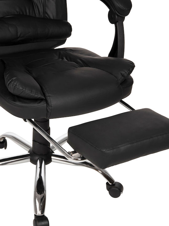 HomeMarkt Stuhl Büro Friseurwaschbecken mit Neigung Seema HM1191.01 Black